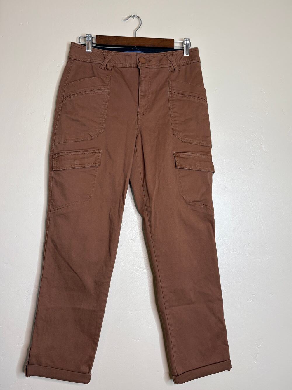 Democracy Women's "Ab"solution Roll-Cuff Utility Cargo Pant 8